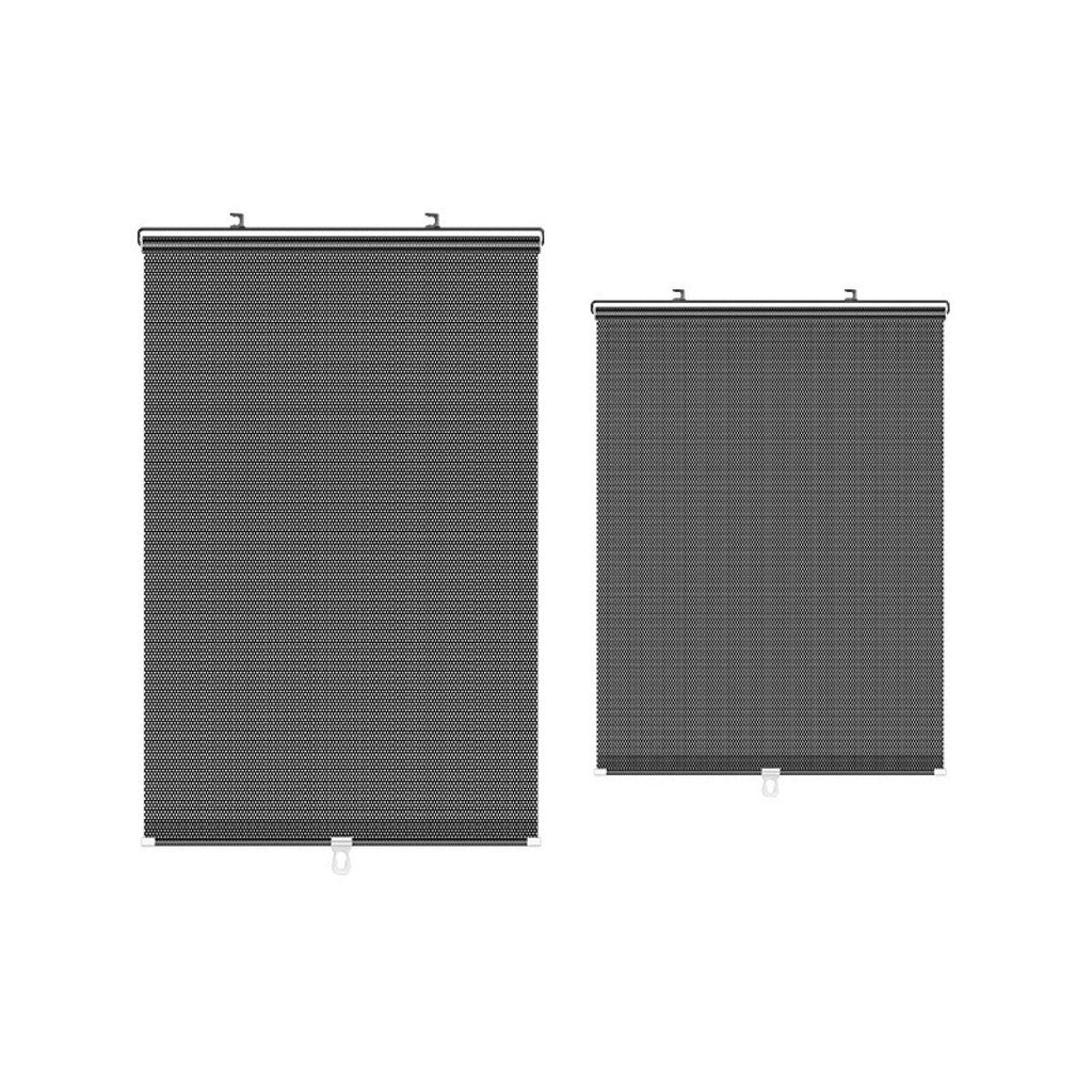 Car Window Sun Shade Retractable Side Visor Shield Cover Roll Curtain For Auto Use - 40x60cm