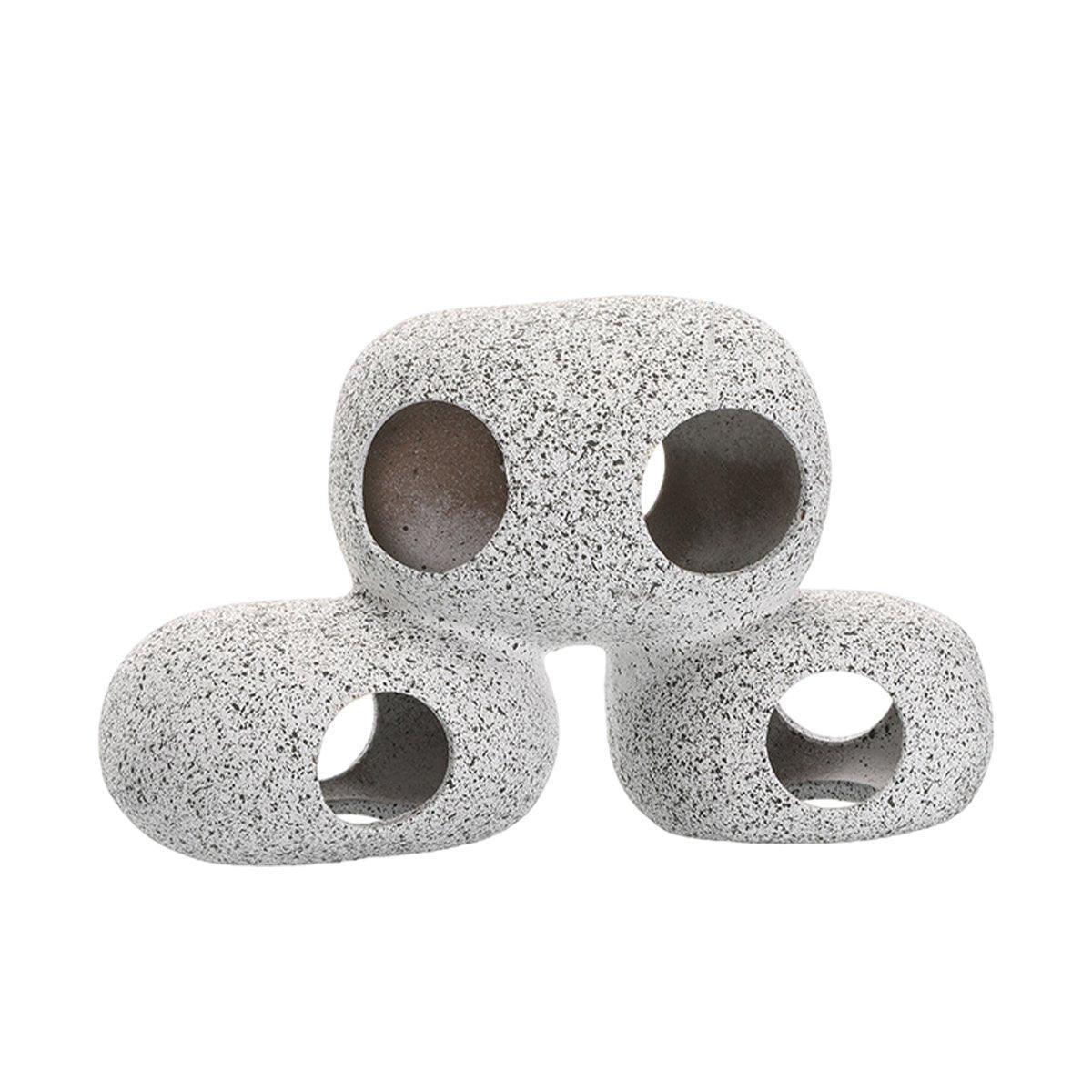 Clay Pot Aquarium Decoration Shrimp House Cichlid Breeding Tank Fish Nest - Five Holes