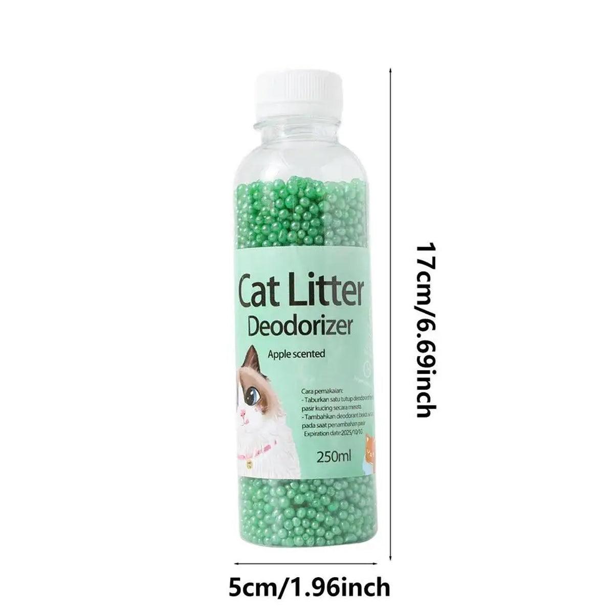 High Adsorption Cat Litter Deodorant Beads 250ml Long Lasting Odor Eliminator - Purple