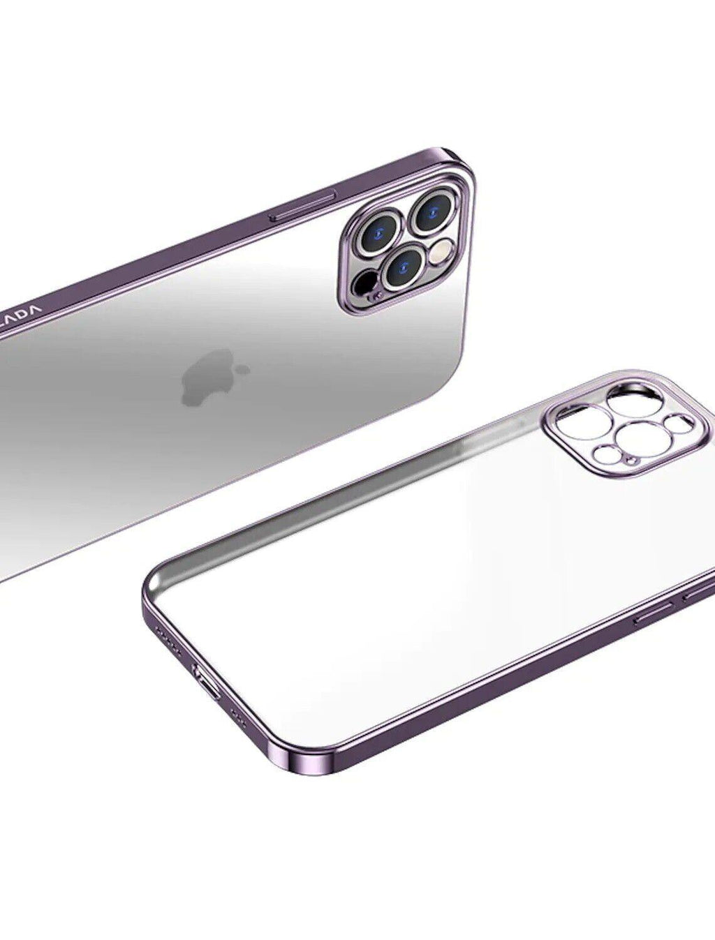 Purple For iPhone 13 12 11 Pro Max Case Thin Matte Ultra Slim Shockproof Clear Cover - iPhone 13 Pro Max