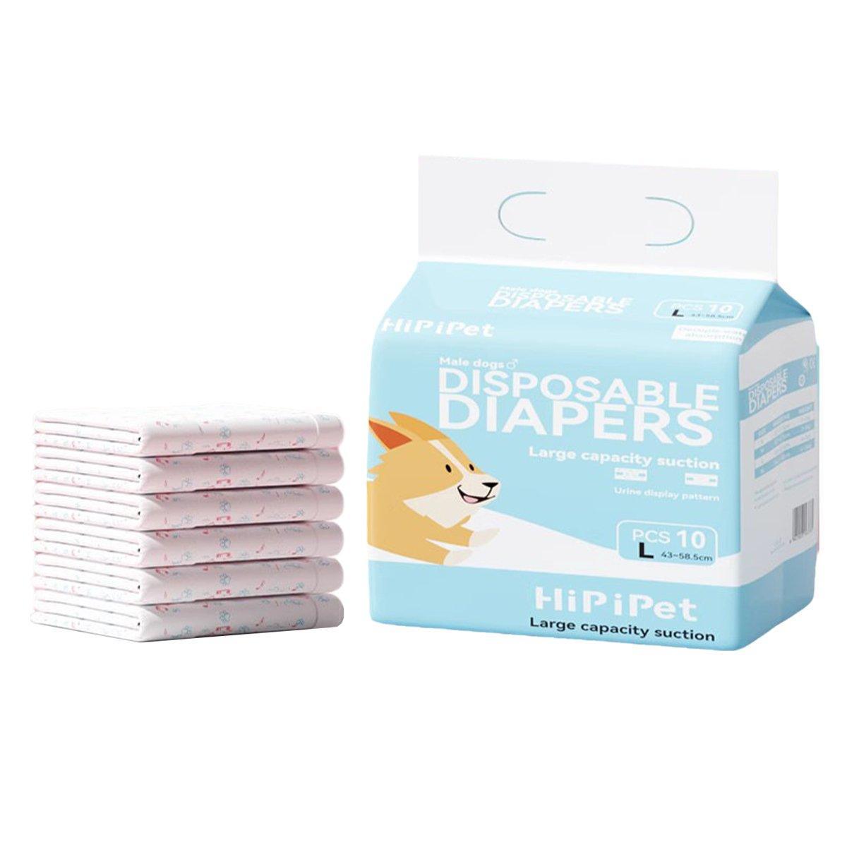 Dog Physiological Pants Pet Diaper Underwear for Hygiene and Incontinence Management - Male - XL