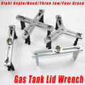 Adjustable Universal Fuel Tank Cover Removal Tool 3 Claws Gasoline Pump Wrench - Four-Grasp