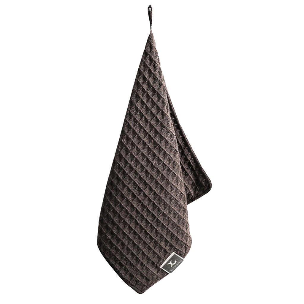 5PCS Waffle Cleaning Cloth Coffee Machine Bar Towel Dish Rag Absorbent - Blue