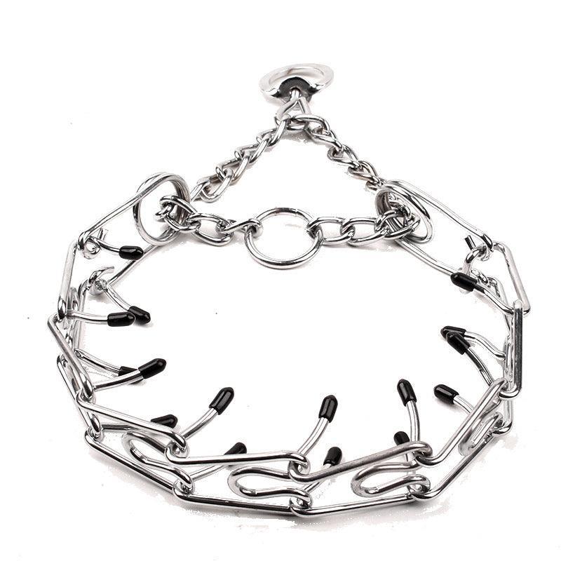 S-Xl Collar Choke Steel Metal Chain Dog Training Adjustable Necklace Sliver - S-2.5