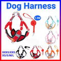 Dog Harness Cat Lead Puppy Leash Vest Mesh Breathe Adjustable Braces Small Pet Red - XS