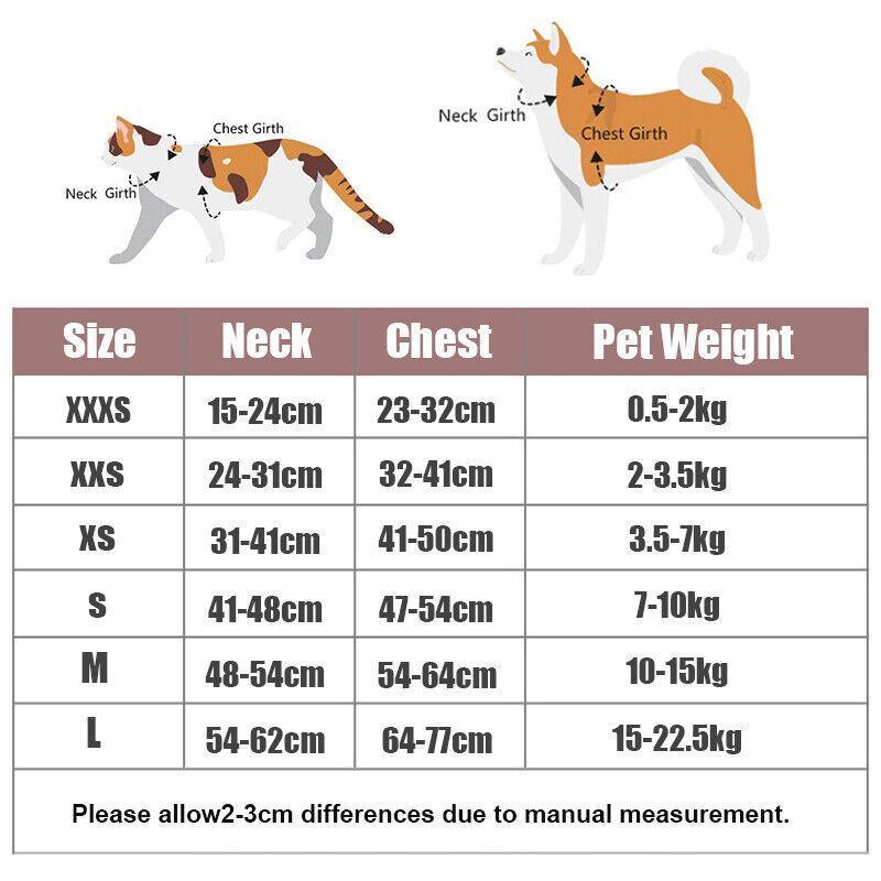 Dog Harness Cat Lead Puppy Leash Vest Mesh Breathe Adjustable Braces Small Pet Red - XXXS
