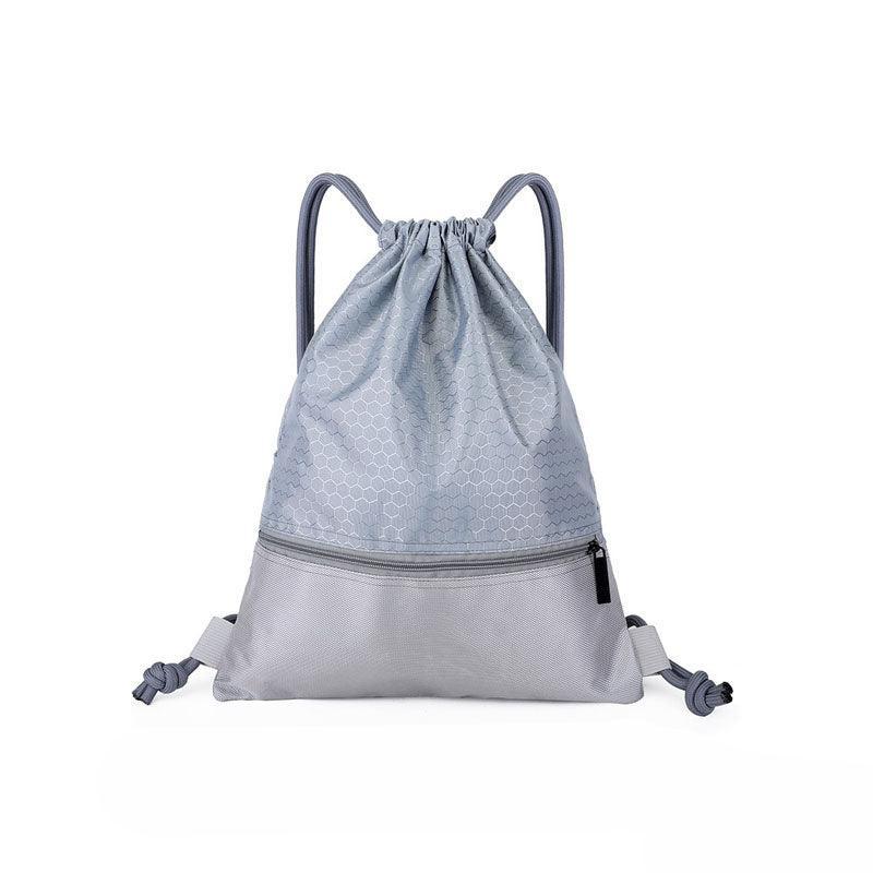 Backpack Sport Pack String Tote Gym Bag Cinch Sack School Drawstring Capacity - Green