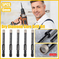5Pcs Dry Diamond Core Drill Bit 6mm HoleSaw Cut Marble Tile Porcelain Granite