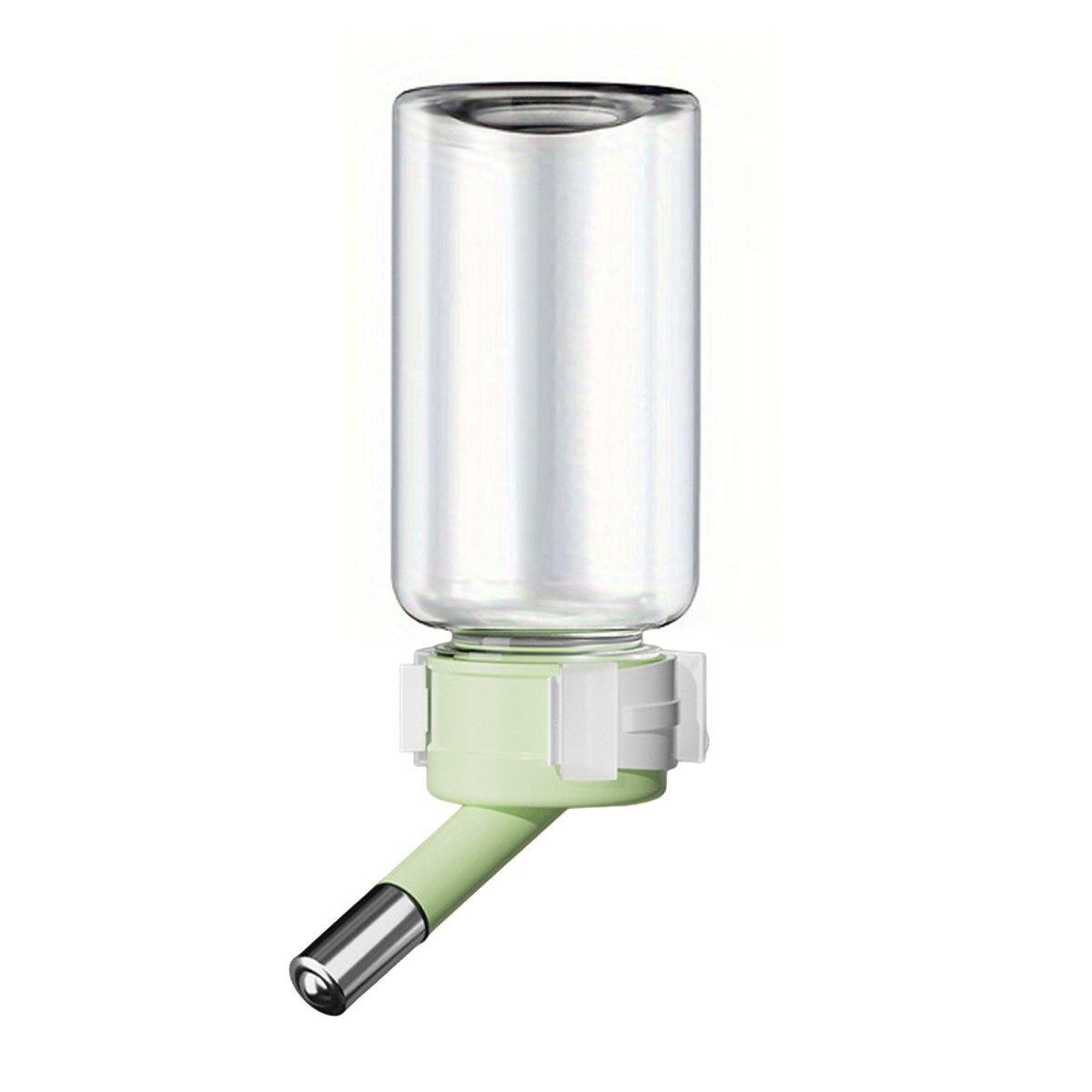 Pet Water Bottle for Hamster Guinea Pig Rabbit Vacuum Drinking Feeder Kettle - 80ml-Yellow