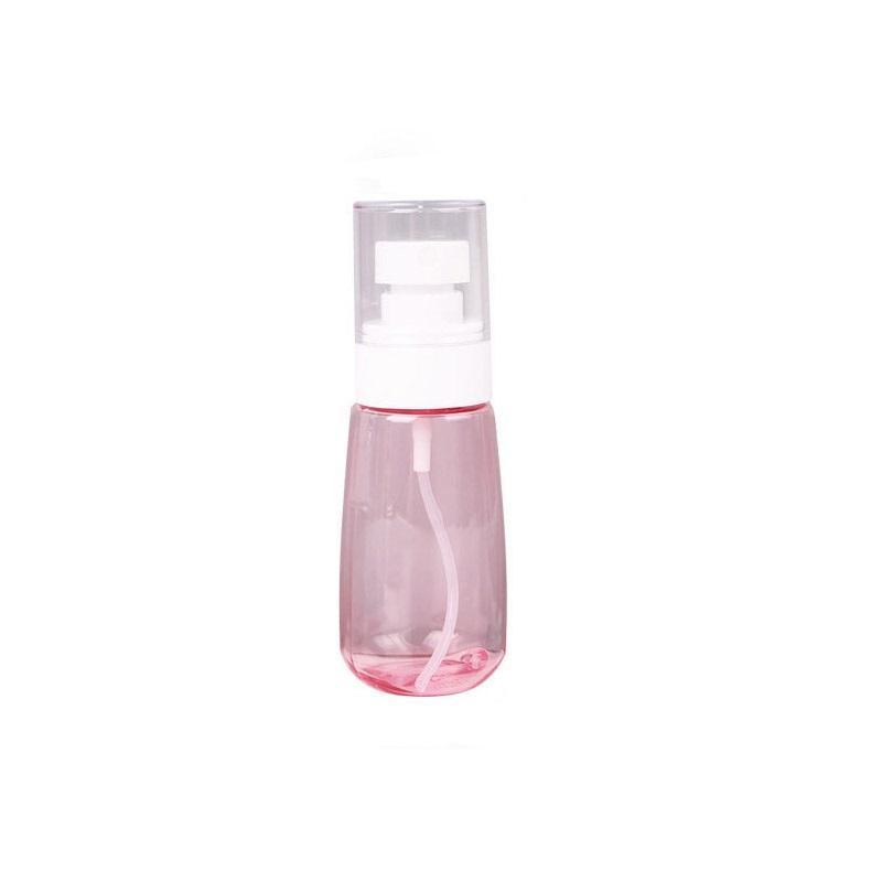 10pcs Portable Travel Emulsion Dispenser Bottle Press Pump Refillable Containers - Clear-100ml