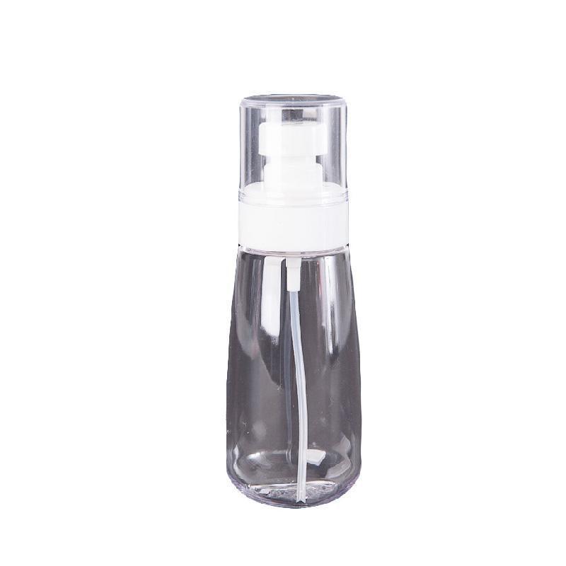 10pcs Portable Travel Emulsion Dispenser Bottle Press Pump Refillable Containers - Clear-60ml