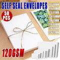 White Business Envelopes 8 Sizes Opaque Mailer with Pre-Printed Postcode - 7N:230*160MM