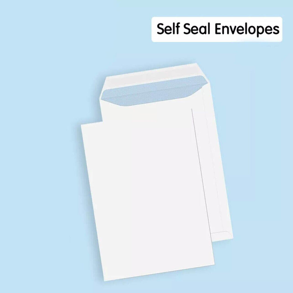 White Business Envelopes 8 Sizes Opaque Mailer with Pre-Printed Postcode - 9N:324*229MM