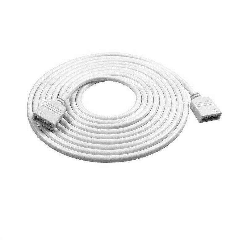 1-10M White LED RGB Light Strip Extension Cord Cable Lead Connector 4 Pin - 3M
