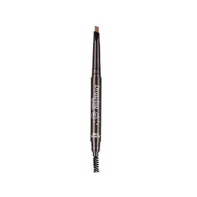 Waterproof Eyebrow Pencil Eye Brow Eyeliner Pen With Brush Makeup Cosmetic Tool - Black