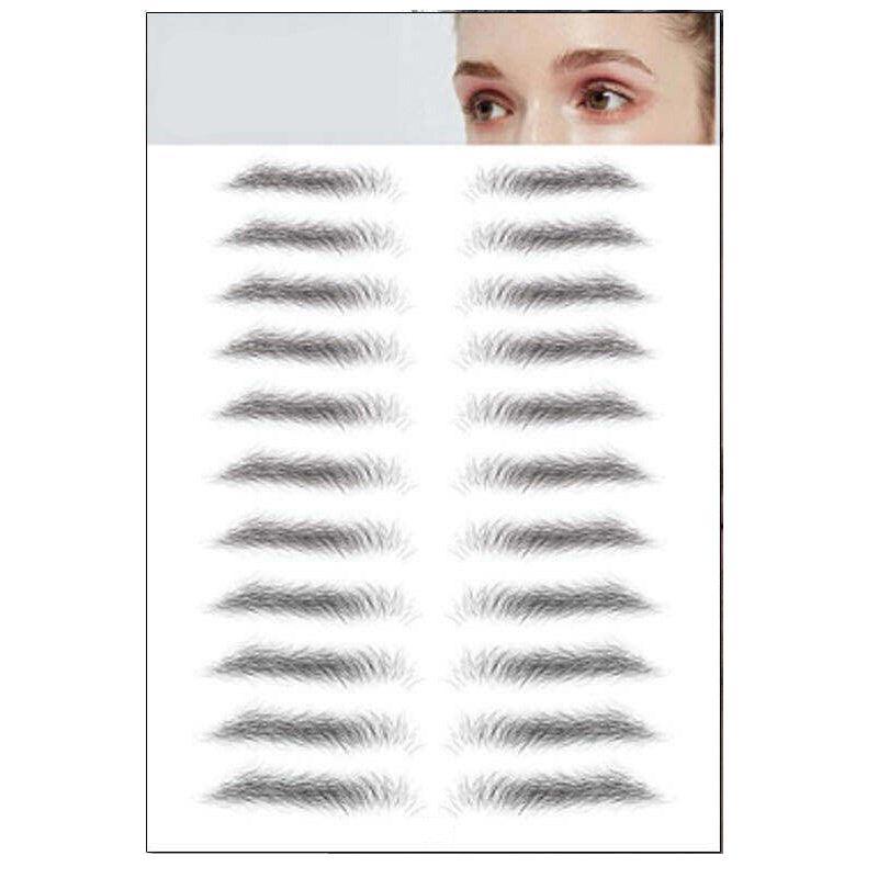 3D Waterproof Eyebrow Tattoo Sticker Hair-Like Natural Brows for Sparse Eyebrows - E09