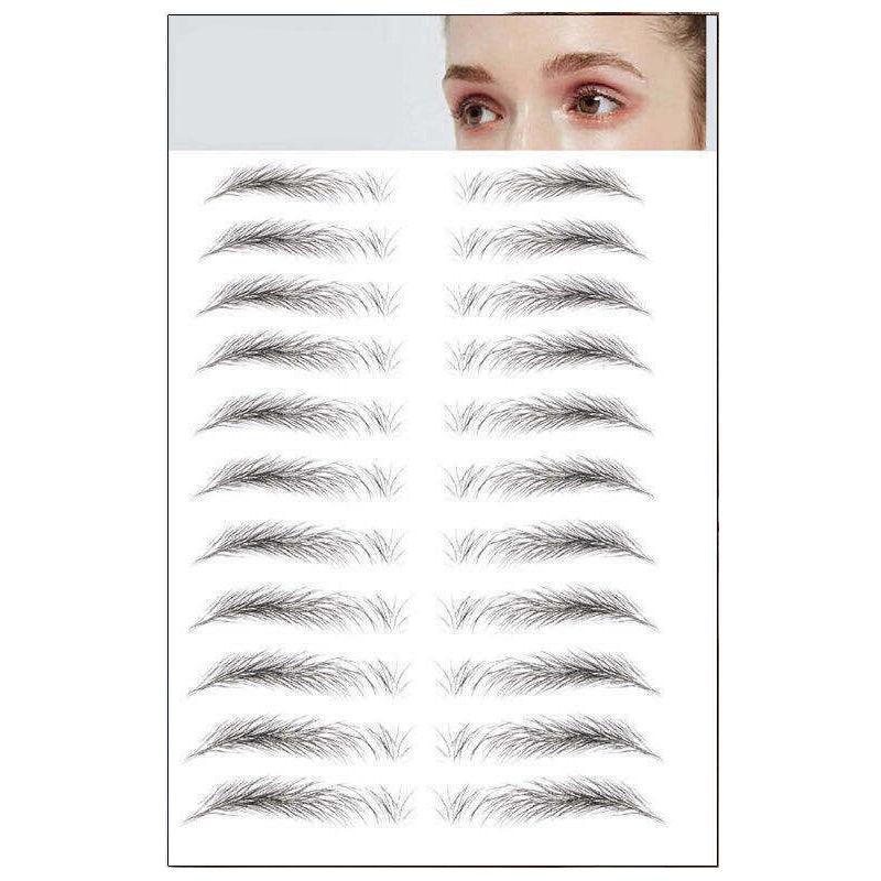 3D Waterproof Eyebrow Tattoo Sticker Hair-Like Natural Brows for Sparse Eyebrows - E11