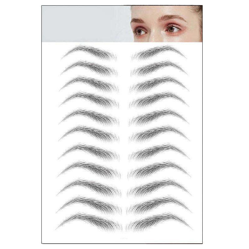 3D Waterproof Eyebrow Tattoo Sticker Hair-Like Natural Brows for Sparse Eyebrows - E13