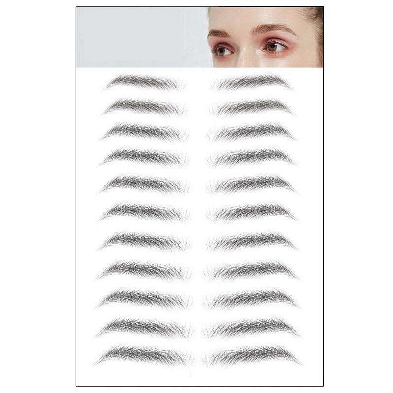 3D Waterproof Eyebrow Tattoo Sticker Hair-Like Natural Brows for Sparse Eyebrows - E16