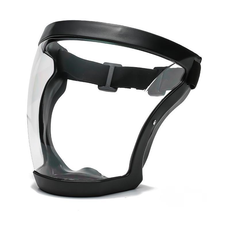 Super Protective Mask Anti-Fog Full Face Shield All-Inclusive For Men and Women - Black-2PC