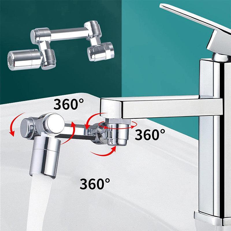Faucet Extender Universal Rotate Robotic Arm Tap 1080 Swivel Spray Extension - Model 2