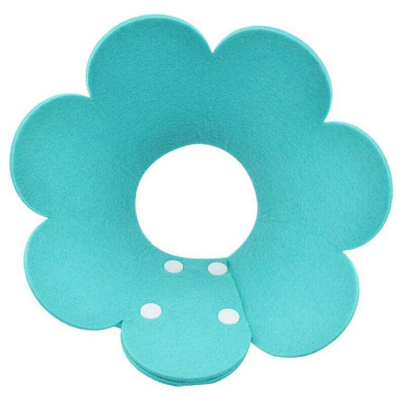 Pet Dog Cat Adjustable Soft Healing Elizabethan Collar Cone Medical Protective - Green