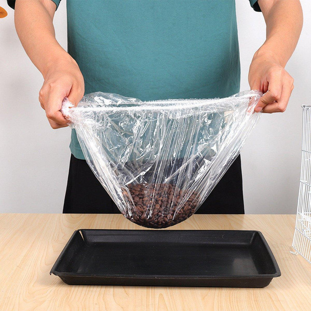 50Pcs Rabbit Cage Liners Disposable Plastic Mat Films Hamster Cage Cleaning Pad - XXL-50PCS