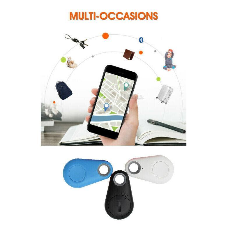 Smart Finder Locator Key Mini Bluetooth Tracker Dog Pet Tag Tracer - Red