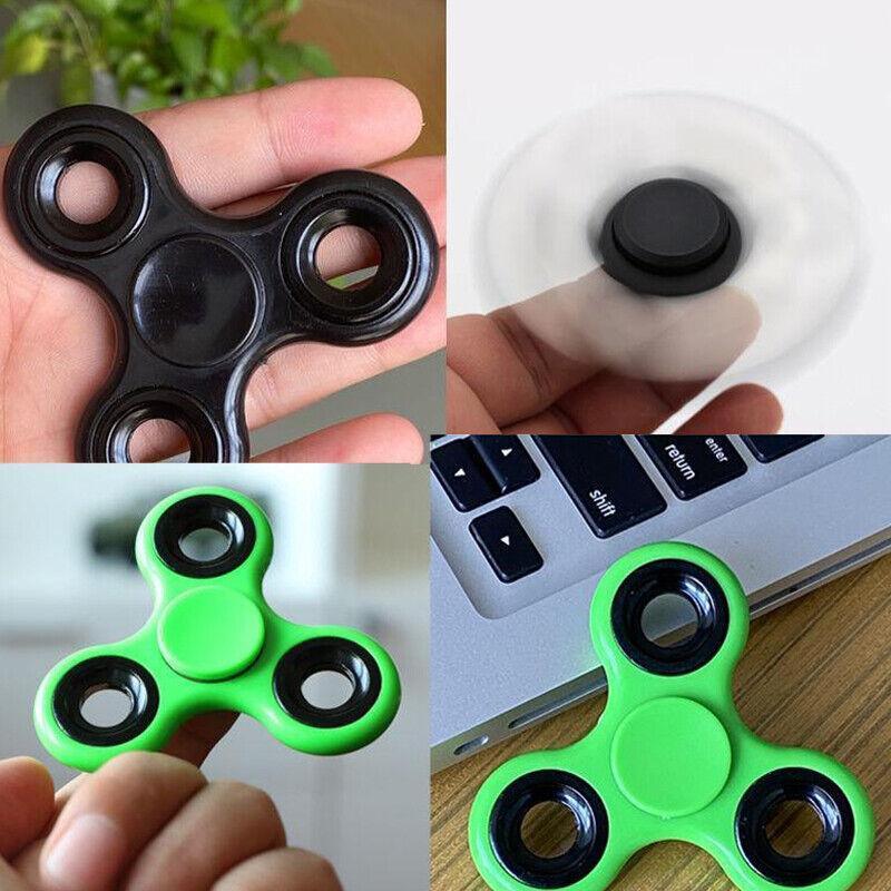 3D Fidget Hand Finger Spinner Focus Tool Stress Relief Item for Daily Use - Green