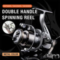 Double Handle Fishing Reel High-Speed Spinning Reel for Freshwater Saltwater - SW2500S