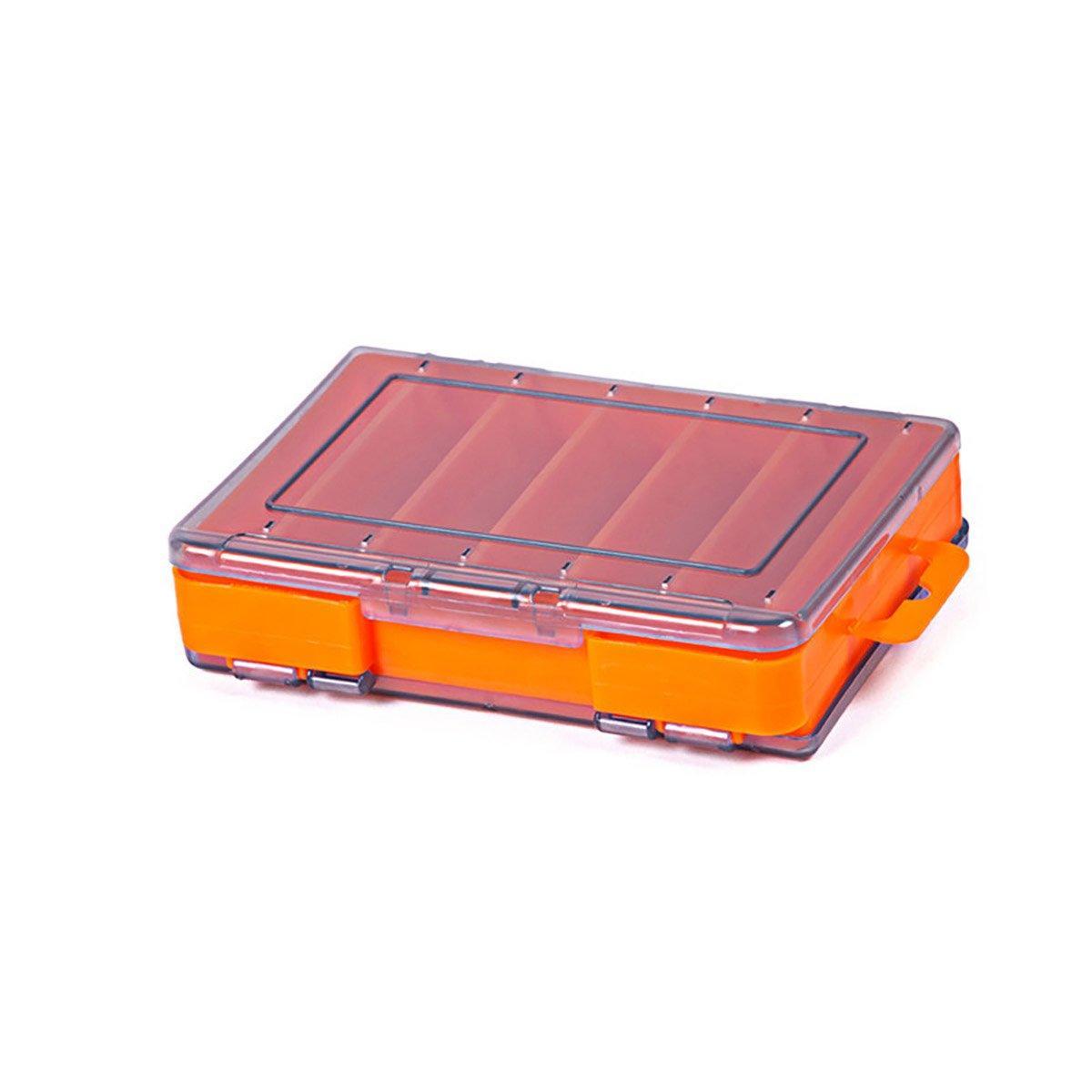 Multifunctional Fishing Bait Storage Box Accessories Gear Organizer Tool Box - Orange-L