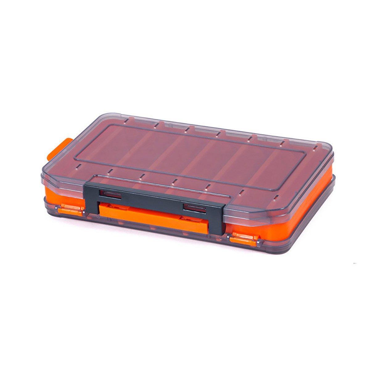 Multifunctional Fishing Bait Storage Box Accessories Gear Organizer Tool Box - Orange-L