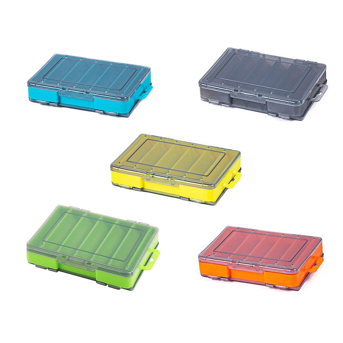Multifunctional Fishing Bait Storage Box Accessories Gear Organizer Tool Box - Yellow-L