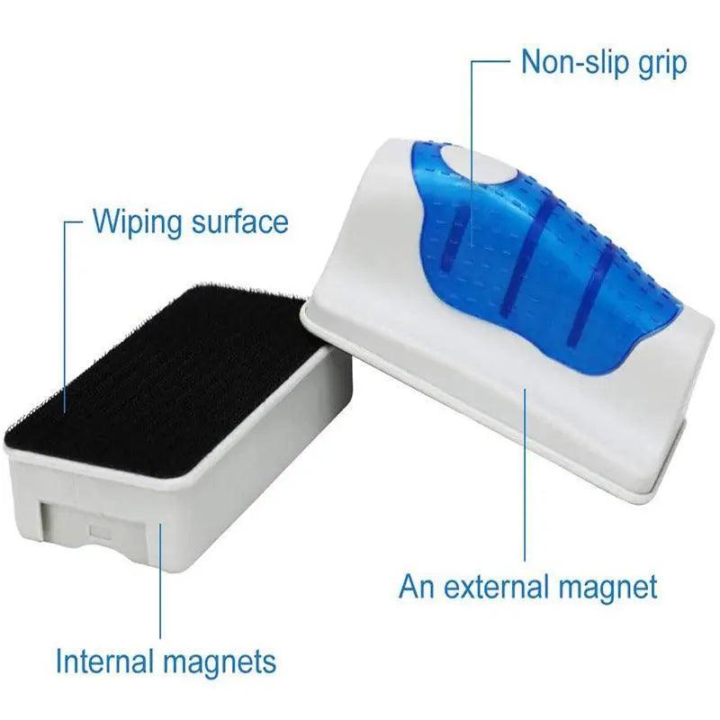 Aquarium Glass Cleaner Brush with Algae Magnet for Fish Tanks Cleaning - XL