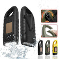 Hand Crank Solar Powered Rechargeable Led Camping Emergency Flashlight - Yellow