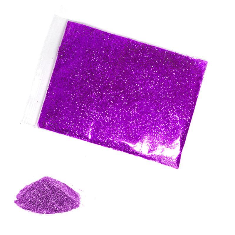 50G Fine Glitter Dust Powder Holographic Iridescent Metallic Body Nail Art Craft - Orange