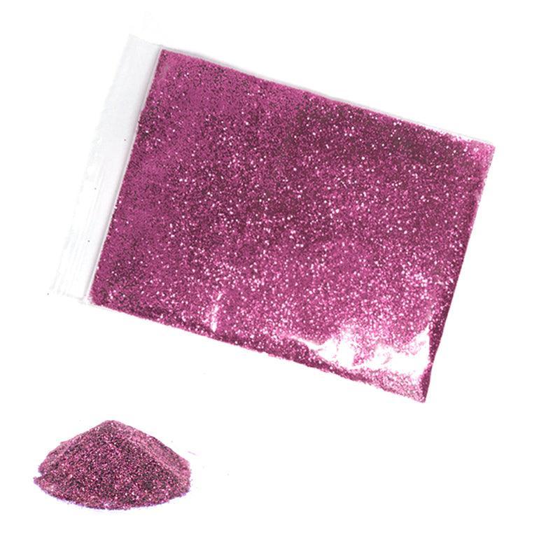 50G Fine Glitter Dust Powder Holographic Iridescent Metallic Body Nail Art Craft - Orange
