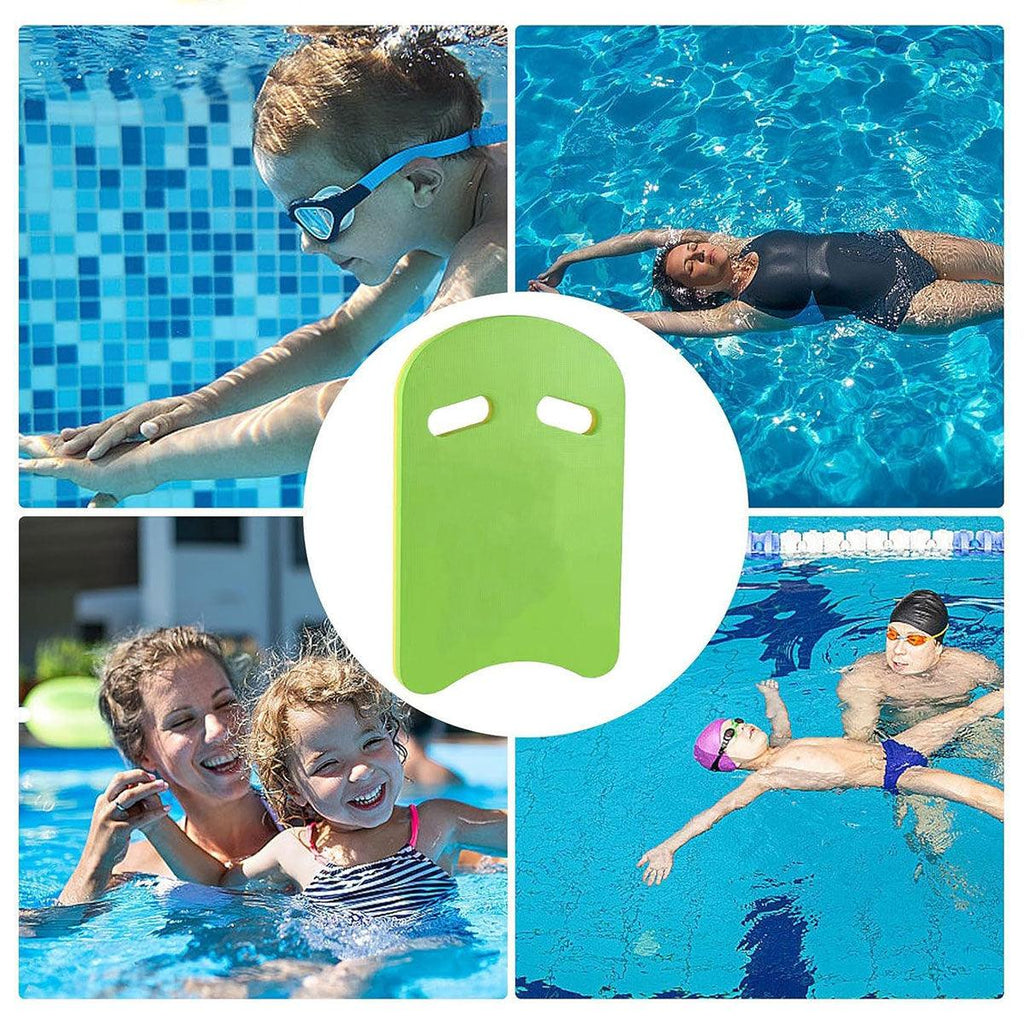 Swimming Back Float for Beginners Buoyancy Pad Gear for Water Training Support - U-shape-Blue