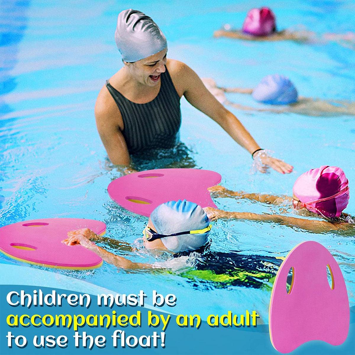 Swimming Back Float for Beginners Buoyancy Pad Gear for Water Training Support - U-shape-Orange