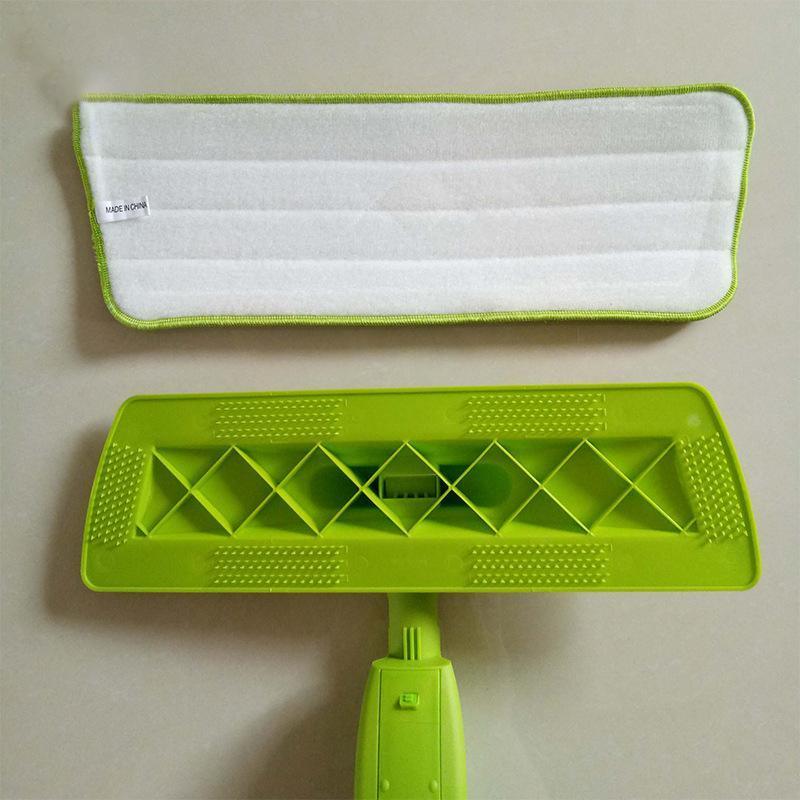 Replacement Microfiber Flat Mop Head Refill Floor Cleaning Pads Absorbent Cloths - Red
