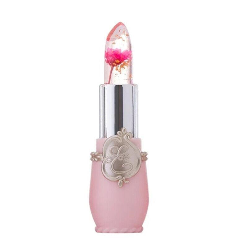Flower Lipstick Color Jelly Transparent Magic Changing Lip Temperature Change Au - Green