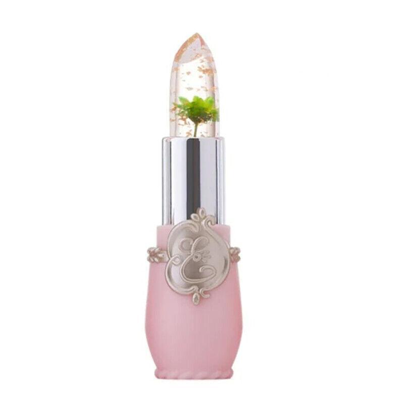 Flower Lipstick Color Jelly Transparent Magic Changing Lip Temperature Change Au - Green