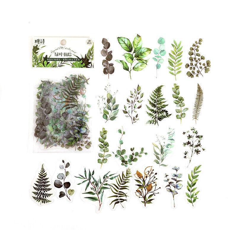 Scrapbooking Flower Stickers Pet Transparent Sticker - B