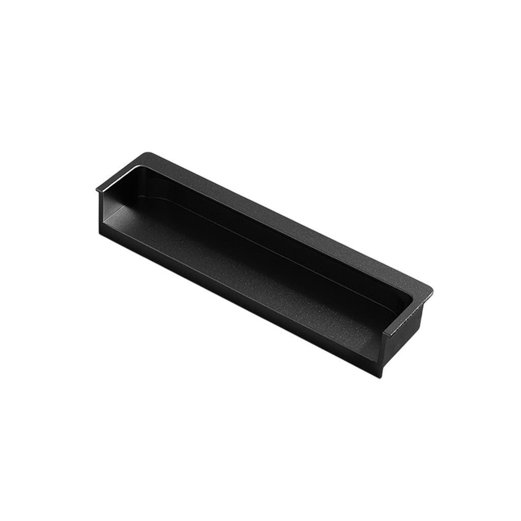 Hidden Recessed Cabinet Handle 120mm 200mm Slotted Drawer Door Pull Furniture - Grey-120mm