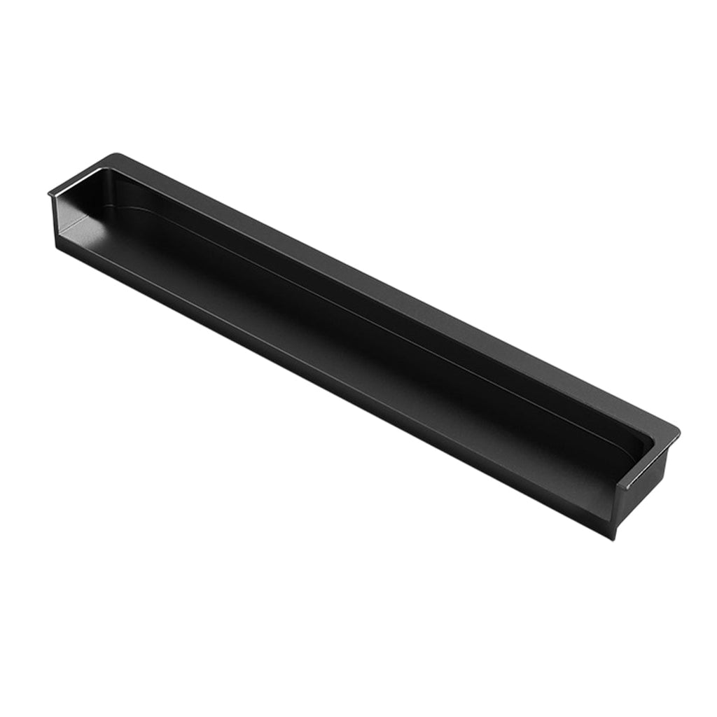 Hidden Recessed Cabinet Handle 120mm 200mm Slotted Drawer Door Pull Furniture - Grey-120mm