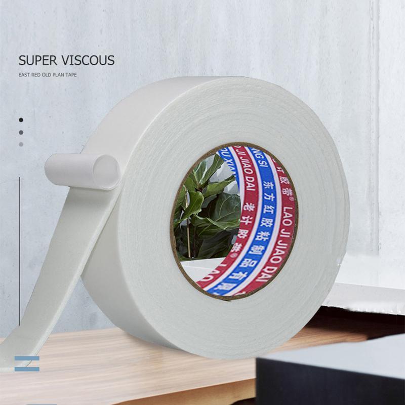 Double Sided White PE Foam Sticky Tape Mounting DIY Craft Strong Adhesive 2.5m - 20mm*2.5m