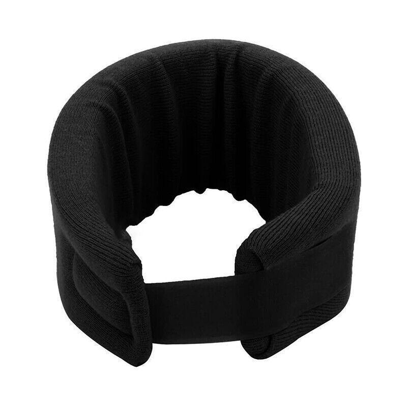 Soft Foam Neck Support Brace Cervical Device Collar Pain Traction Relief Black - M