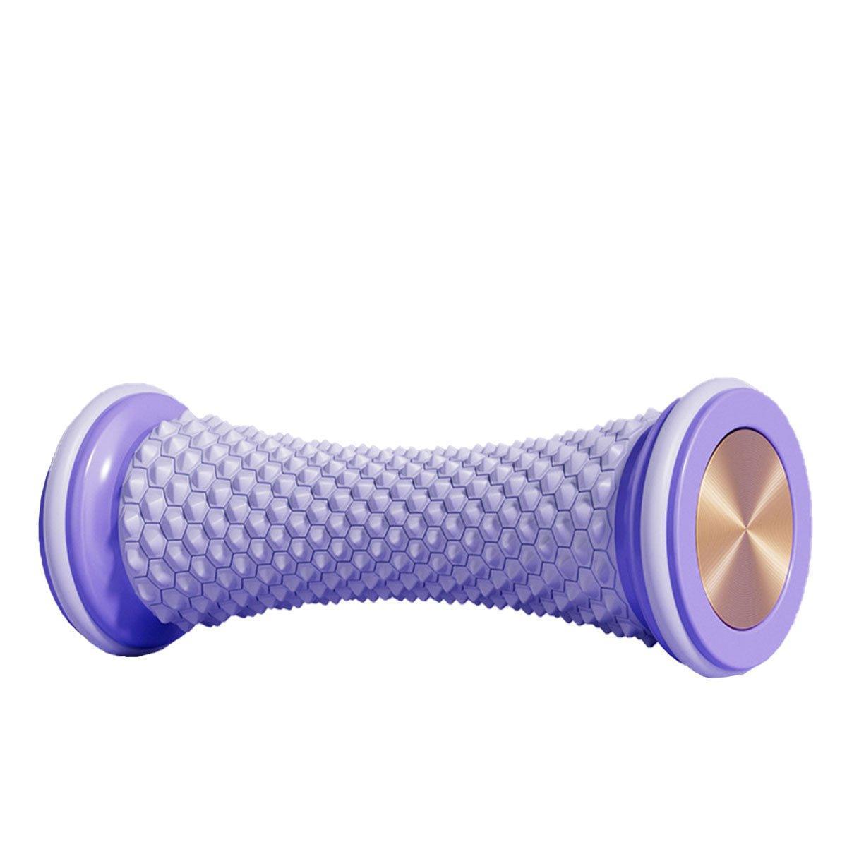 Foot Massage Roller Yoga Trainer Muscle Relaxation Plantar Fascia Relief Fitness - Purple