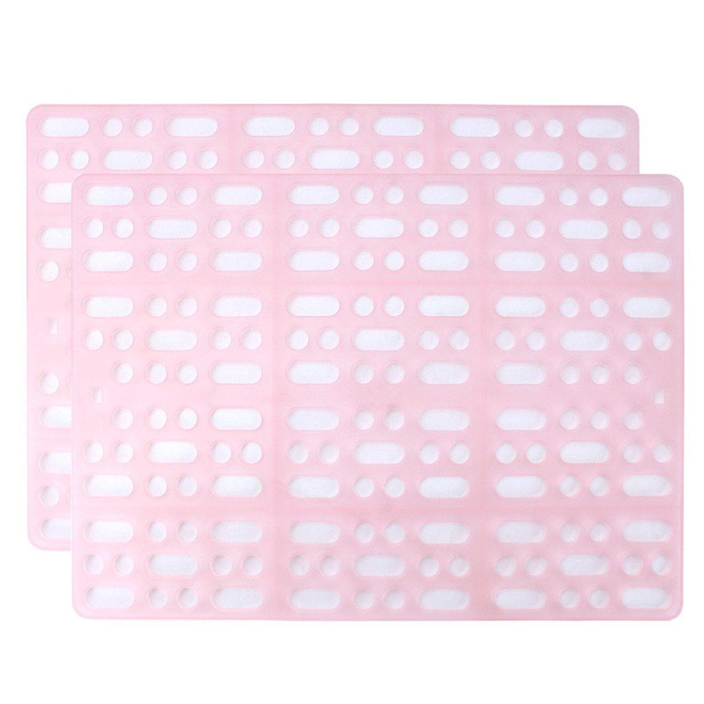 2pcs Rabbit Foot Mat Large Plastic Cage Mat for Guinea Pig Pet Cage Accessories - White