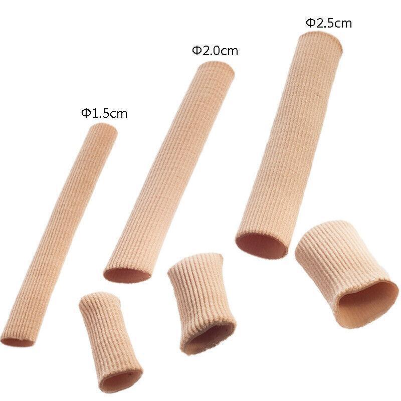 5Pcs Silicone Tube Toe Gel Protector Corn Relief Foot Pain Soft Cushion Pad Cap